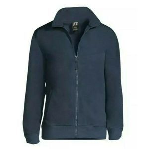 Russell Mens Athletic Blue Microfleece Zip Up Jacket, Size‎ Medium (38-40), NWT